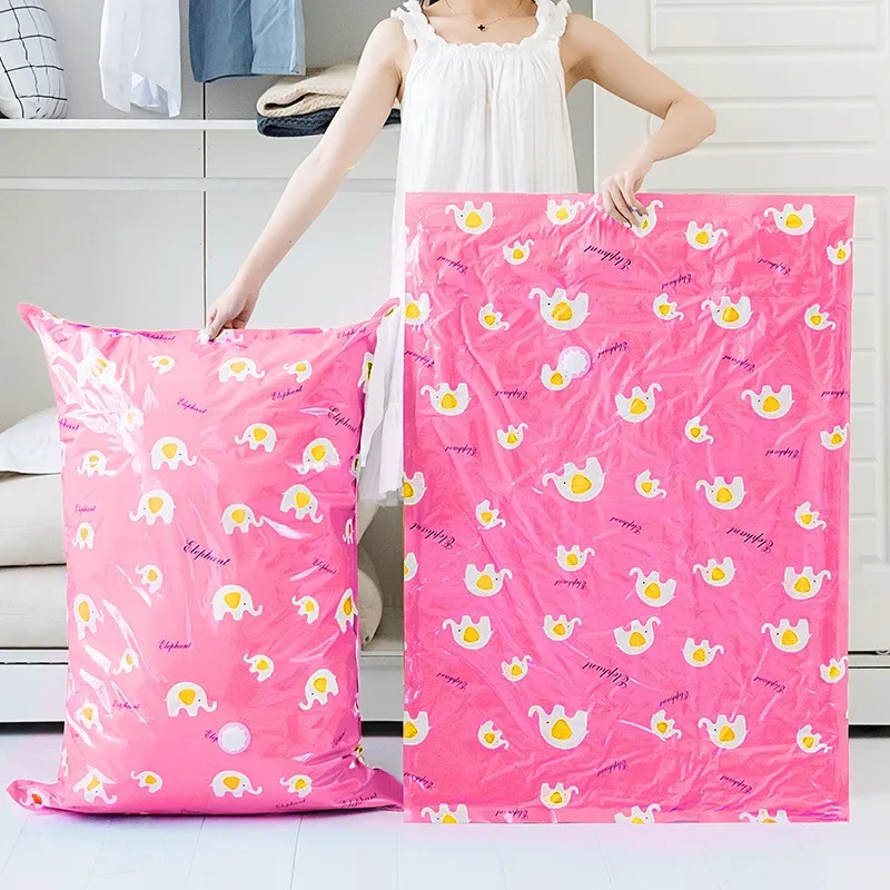 Вакуумная Компрессионная Сумка Для Хранения 70x100 См. Очень Большая Хлопковая