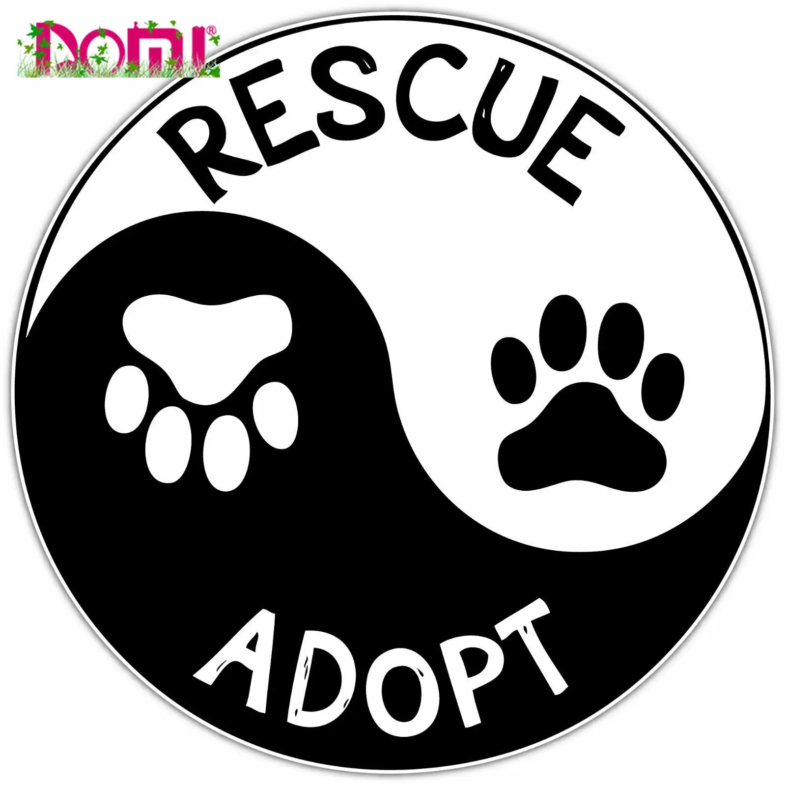 

Escue Take Dog Cat Pet Lover Car Bumper Window Laptop Helmet Trunk Wall Vinyl Sticker Decal Waterproof PVC