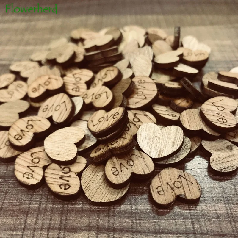 

Love Wooden Heart Ornaments Merry Christmas Wood Ornaments Grain Love Big Peach Heart Wooden Buttons No Button Eyes