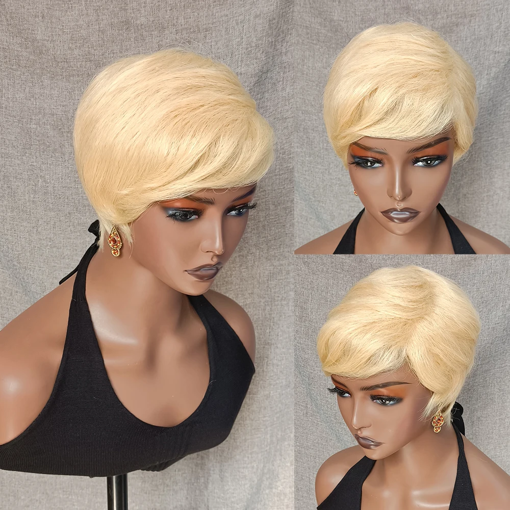 Парик с коротким Бобом Фея для чернокожих женщин парики из человеческих волос