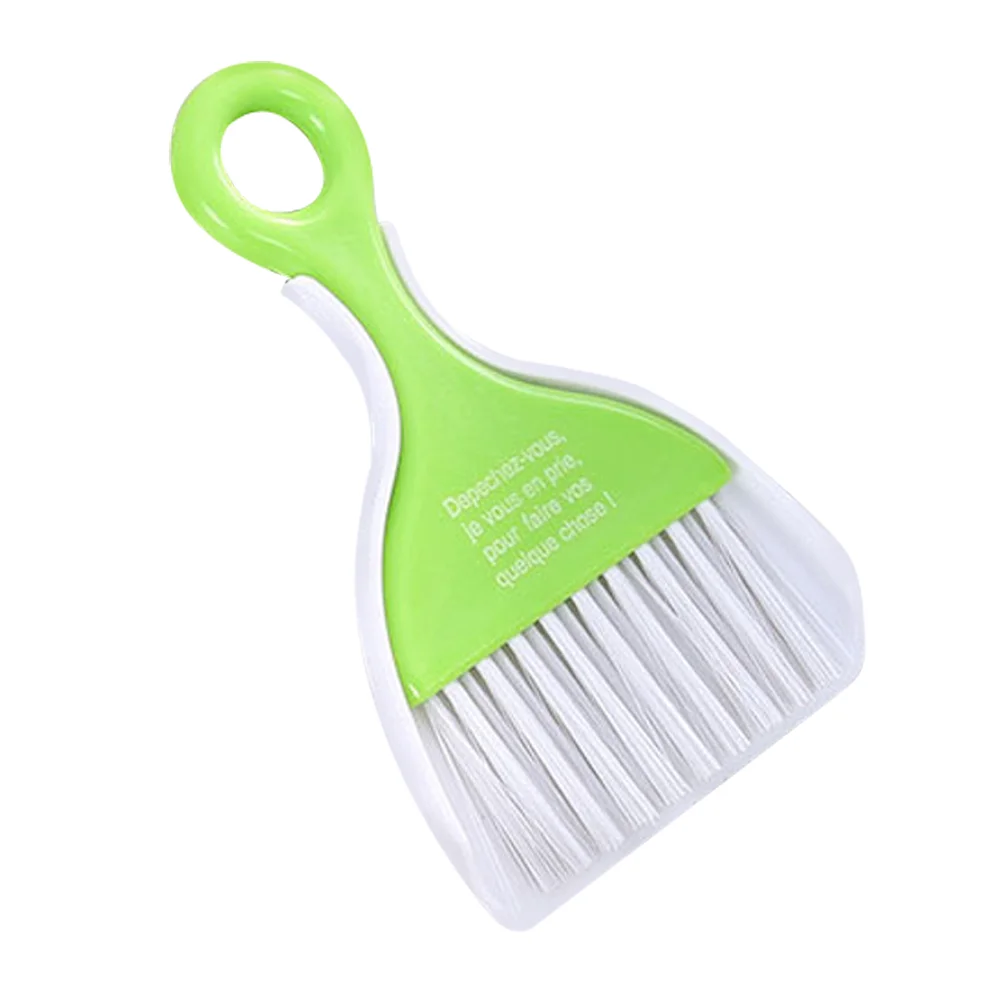 

Small Desktop Sweeper Cleaning Brush Small Broom Dustpan Set (Random Color)