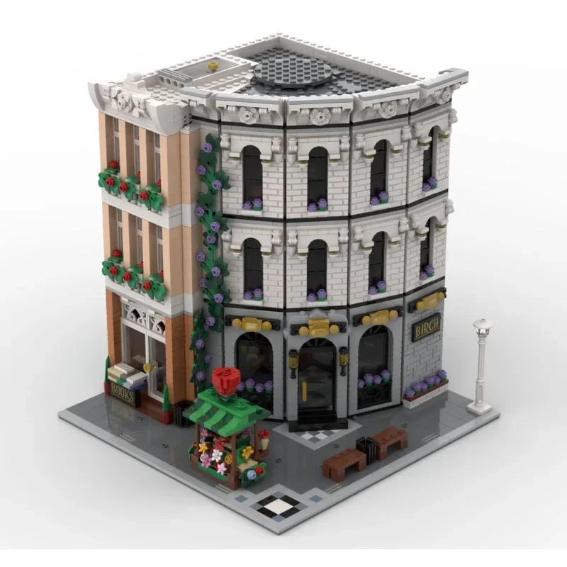 Строительный блок MOC- 181007 Модульная модель строительной банки в сборе 2781 шт.