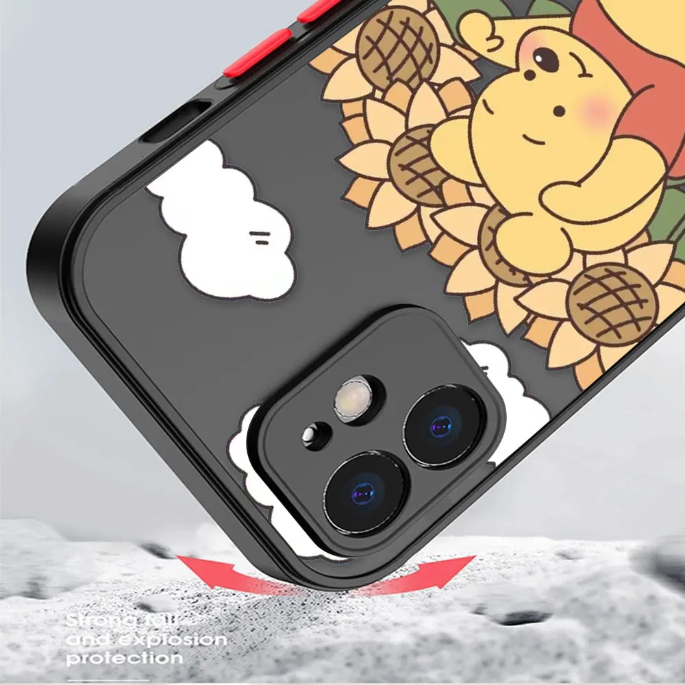 Disney's Adorable Pooh Phone Case For VIVO S1 Z1X T1 S15E X21 S7 S12 PV23E S15 X30 X50 X60 X70 U10 U3 U20 S PRO 5G