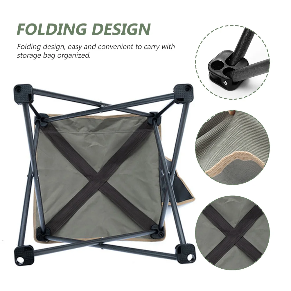 

Leisure Fishing Chair Outdoor Camping Stool Foldable Chair Portable Beach Chair