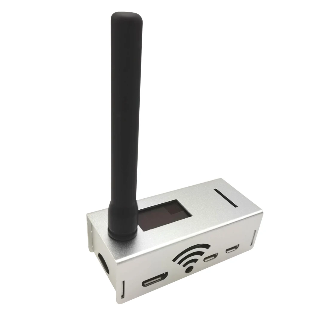 Jumbospot UHF VHF MMDVM Hotspot алюминиевый серебристый чехол для Raspberry Pi PISTAR |