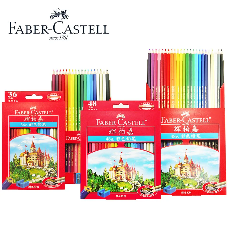 

Faber Castell Oil Colored Pencils Set Professional Premier Lapis De Cor 36 48 72 Colour Sketch Pencil Colouring Drawing Supplie