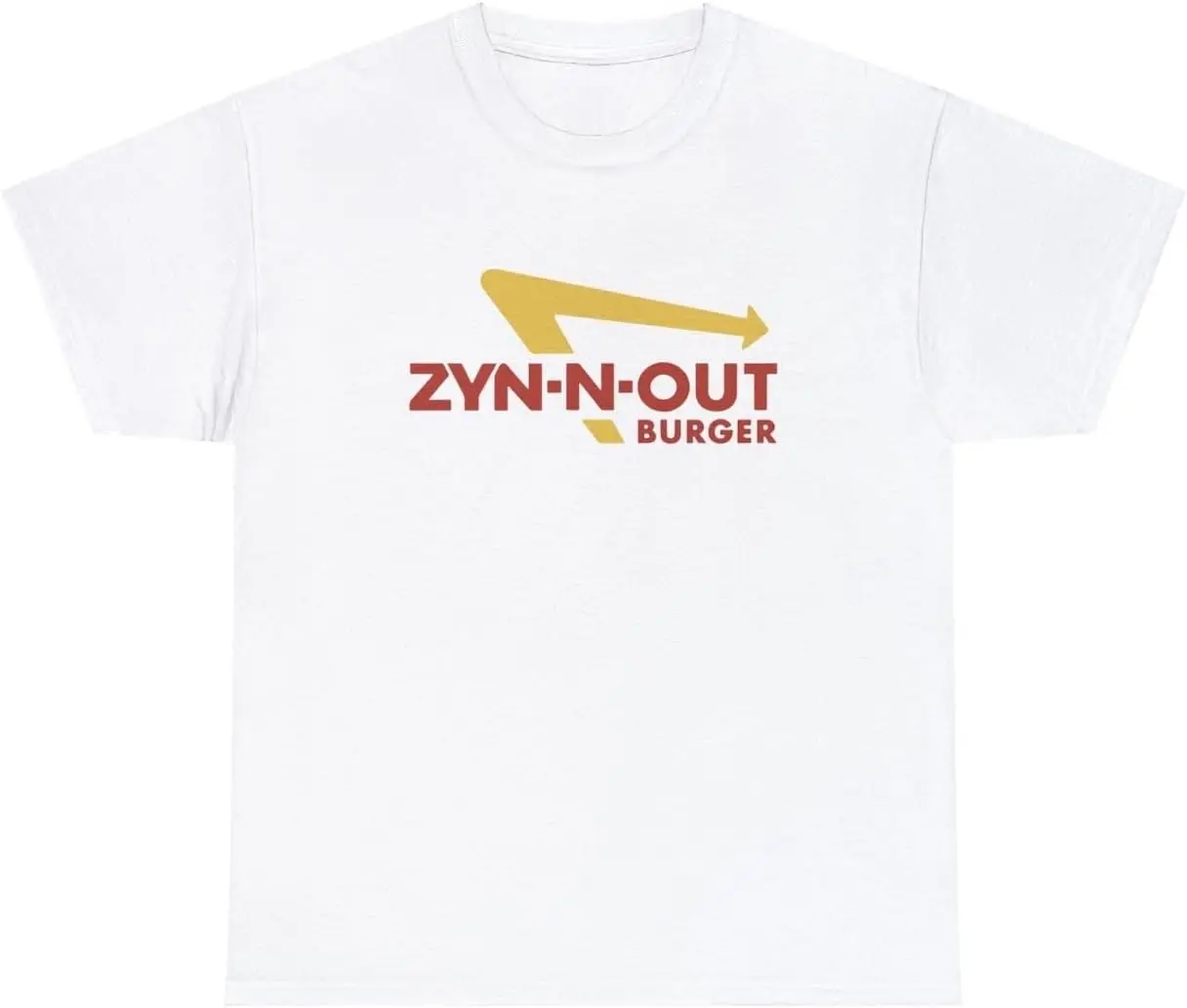 Забавная футболка Zyn-N-Out саркастическая для фаст-фуда пародия на влюбленных Zyn