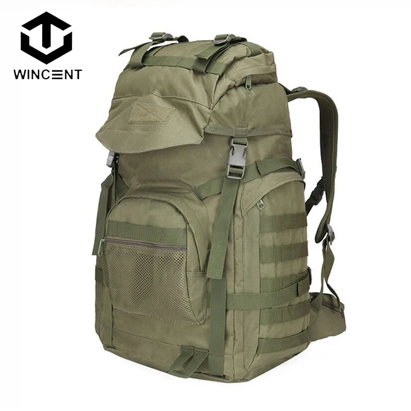 

Военная сумка 60 л, уличный тактический рюкзак, мужской армейский спортивный дорожный рюкзак для треккинга, кемпинга, пешего туризма, камуфл...