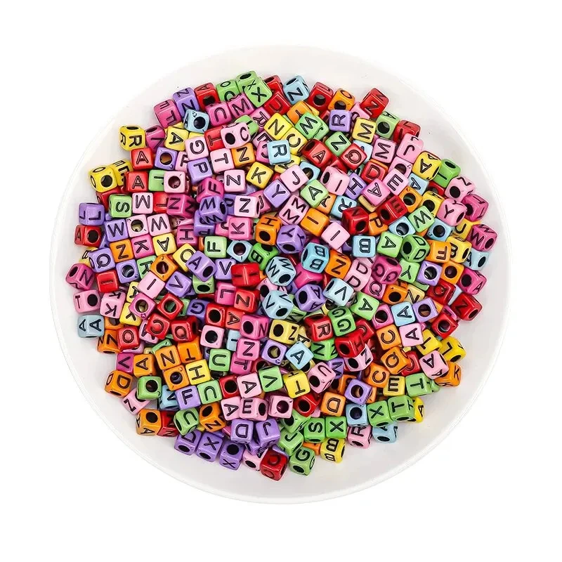 100 шт./упаковка бусины для браслета 4 х7 мм