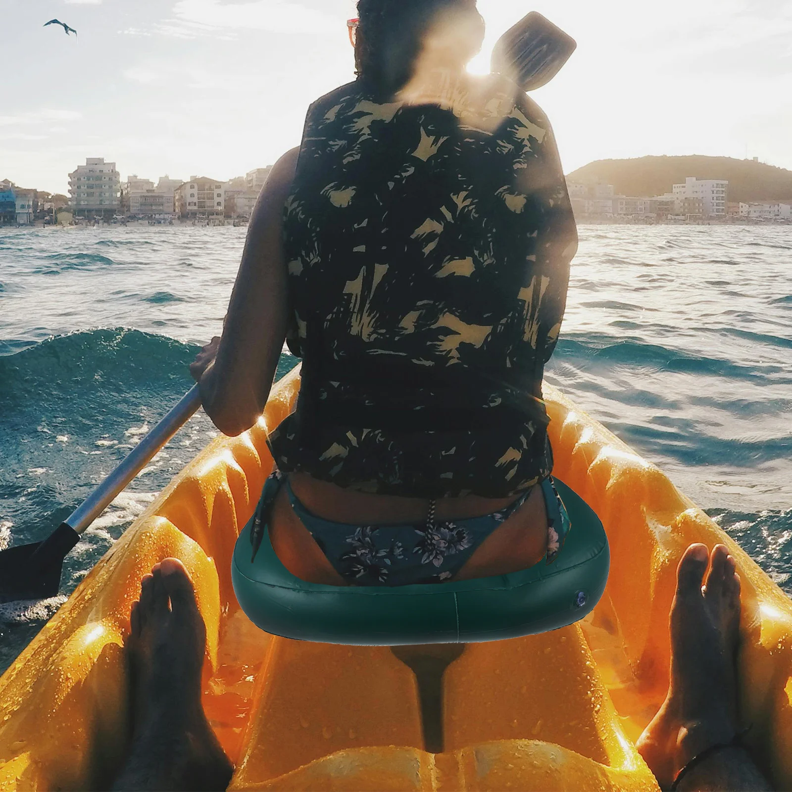 Надувная подушка для лодки каяк стул кемпинга универсальный коврик катания на