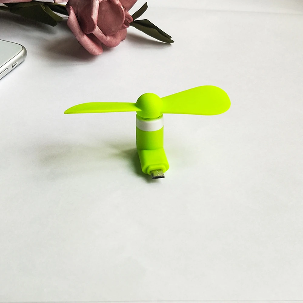 Оригинальный портативный мини-вентилятор Micro USB 5 В 1 Вт стандартный USB-тестер для