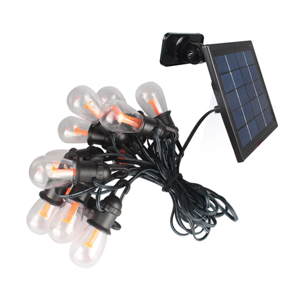 

Solar Outdoor String Lights IP55 Waterproof Outdoor Christmas Decoration Light LED Globe Bulb Lamp for Backyard Party Decor