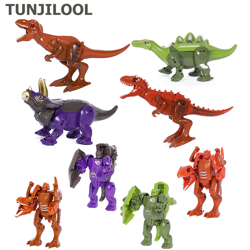 

Transformation Robot Dinosaur Toys Dinosaurs Warrior Mech Deformation Robot Tyrannosaurus Stegosaurus Model Toy Children Gift