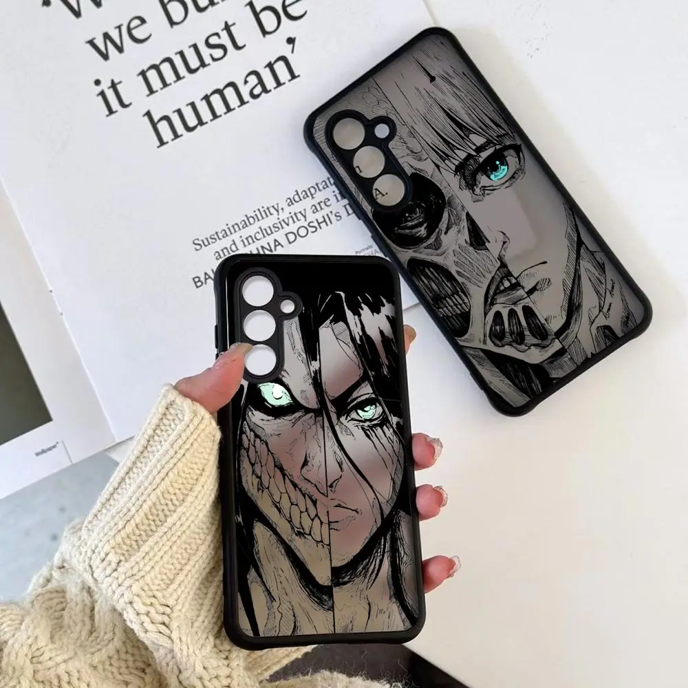 Фото Чехол A-Attack on Titan Eren Armin для Samsung Galaxy A56 A55 A54 A53 A52 A51 A73 A72 A71 A42 A36 A34 A33 A32 A31 A26 A25 Cover №2