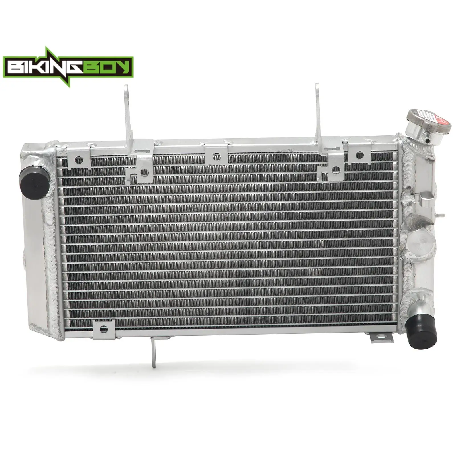 Фото BIKINGBOY для Suzuki DL 1000 V-Strom 02 03 04 05 06 07 08 09 10 11 12 радиатор двигателя, охлаждающий водяной кулер, сердечник из алюминиевого сплава №1