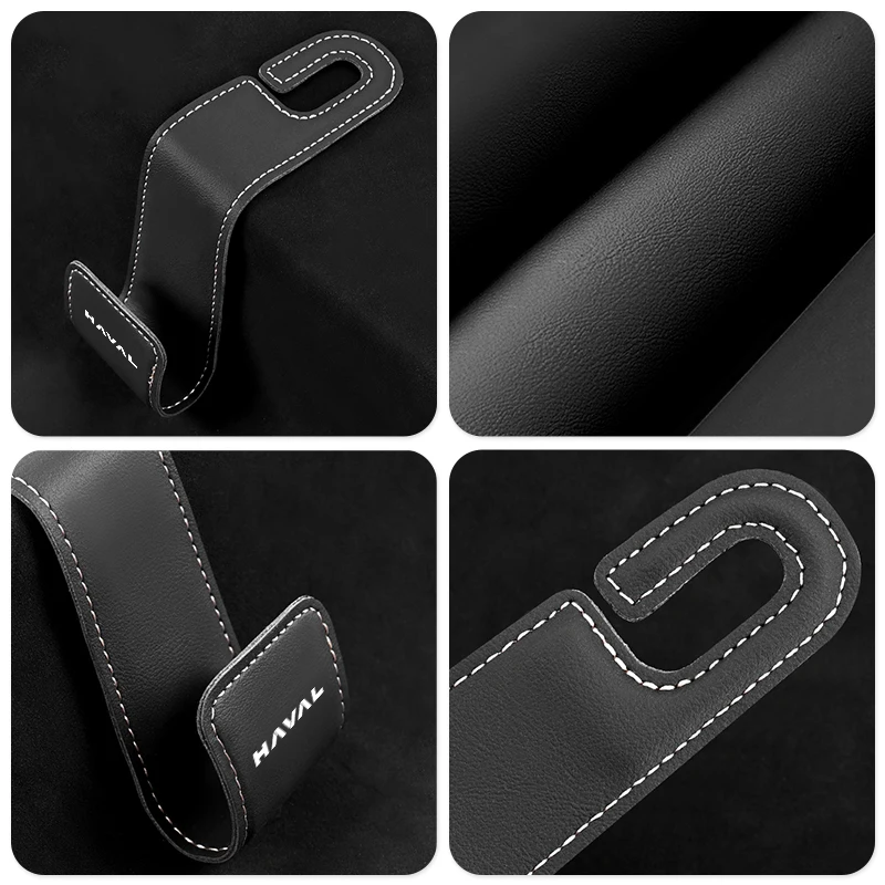 Car Seat Back Leather Hidden Hook Rear Sundry Organiser For Toyota Harrier TRD Prado RAV4 Auris CHR Corolla Camry Reiz Sequ