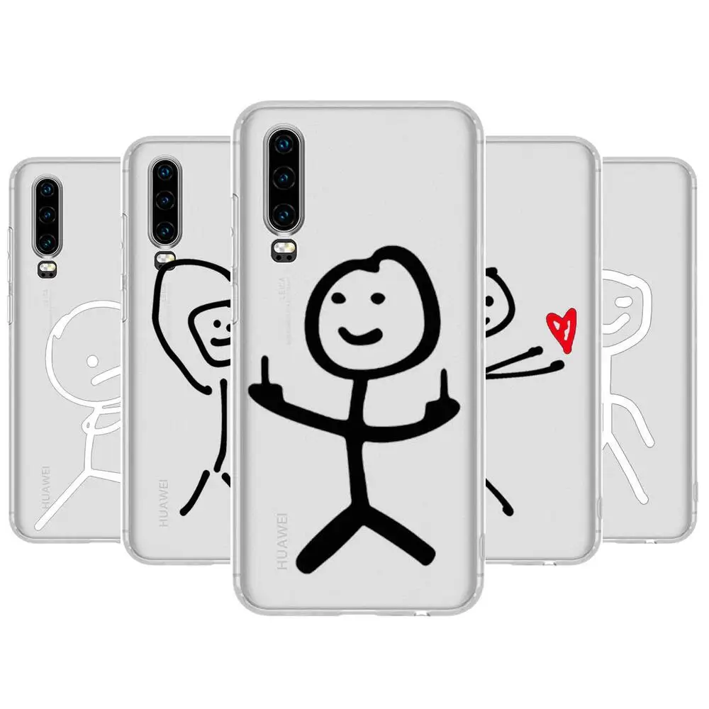 

Cartoon Matchman Anime Phone Case For Huawei p50 P40 P30 P20 P10 P9 P8 Lite E Pro Plus Etui Coque Painting Hoesjes comic
