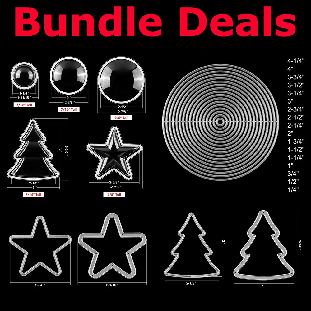 

Bundle Deals 3D Dimensional Shaker Domes Shaker Shaker Window Blister for Adding Dimensions Interactive Shaker Card Project