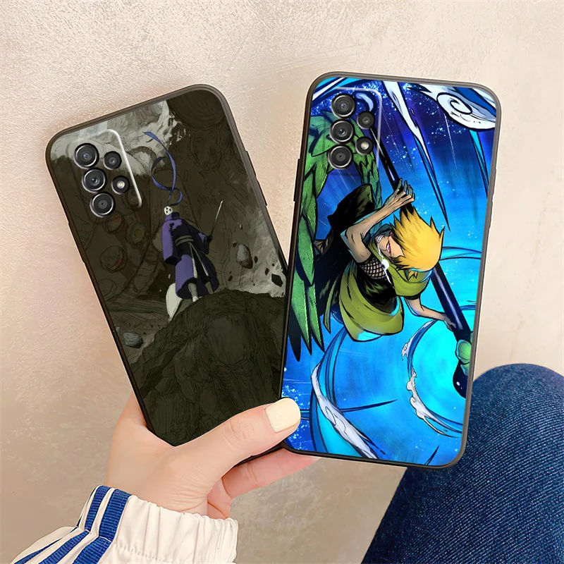 

Naruto Sasuke Anime Cartoon Phone Cases For Samsung A72 A21S A31 A52 A71 A51 5G A42 5G A20 A21 A22 4G A22 5G A20 A32 5G Coque