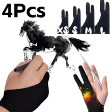 2 Pcs Tablet Drawing Glove Artist Glove for Graphic Tablet, Art