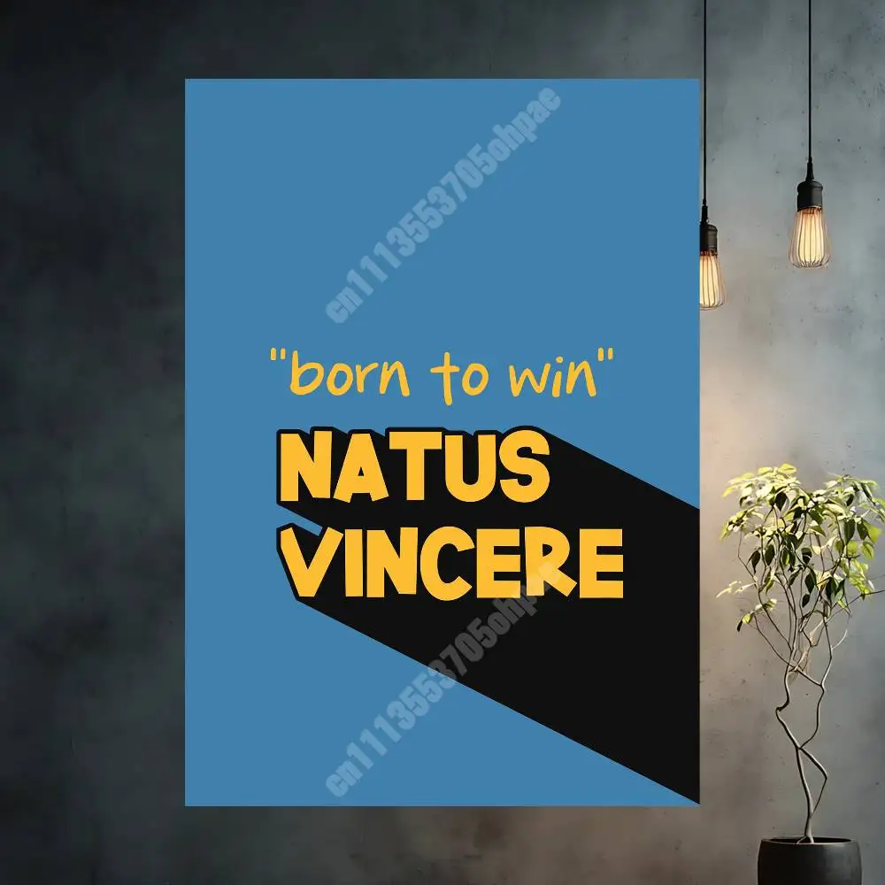 Фото Эстетический постер N-Natus Vincere-S N-Navi Born To Win, HD-принты для галереи, настенное искусство для дома, креативный подарок №5