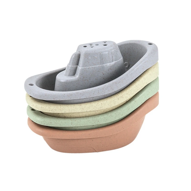 Beach Toy for Kids Interactive Water Toys for Baby Floating Stacking Cup Model Float Boat Swimming Pool Toys Bath Dropshipping