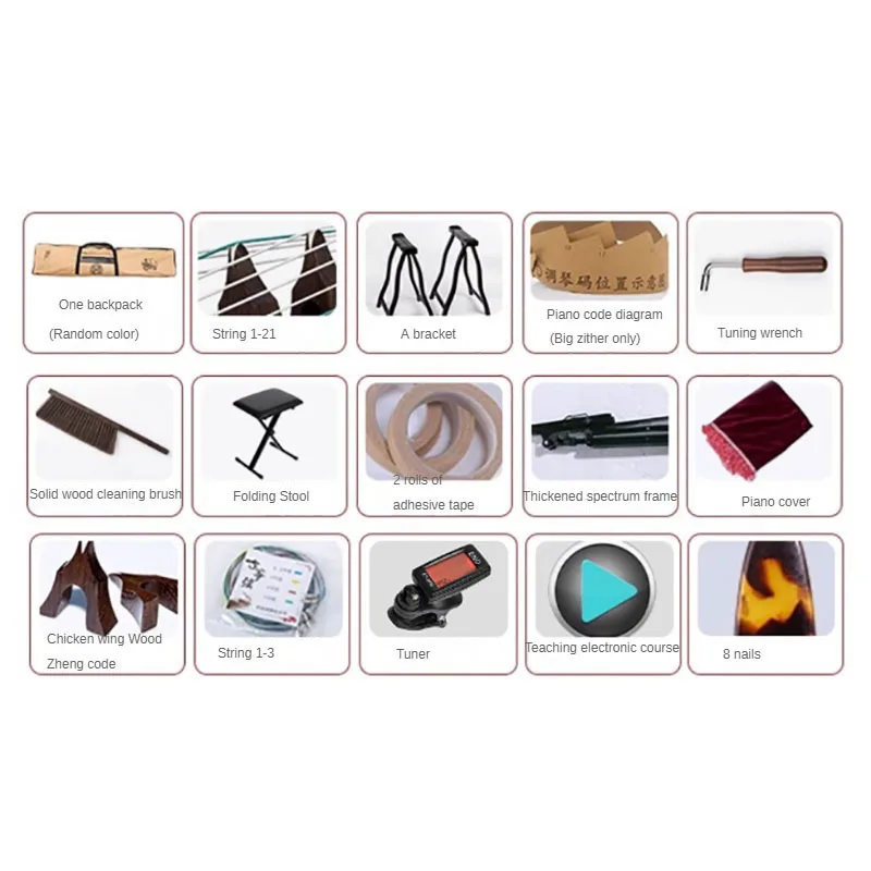 Инструмент Guzheng деревянные музыкальные инструменты для детей 21 струна