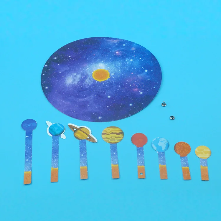 

Diy Solar System Kit Eight Planets Puzzle Early Educational Toys for Kids Scientific experiment equipment Early Learning Toys