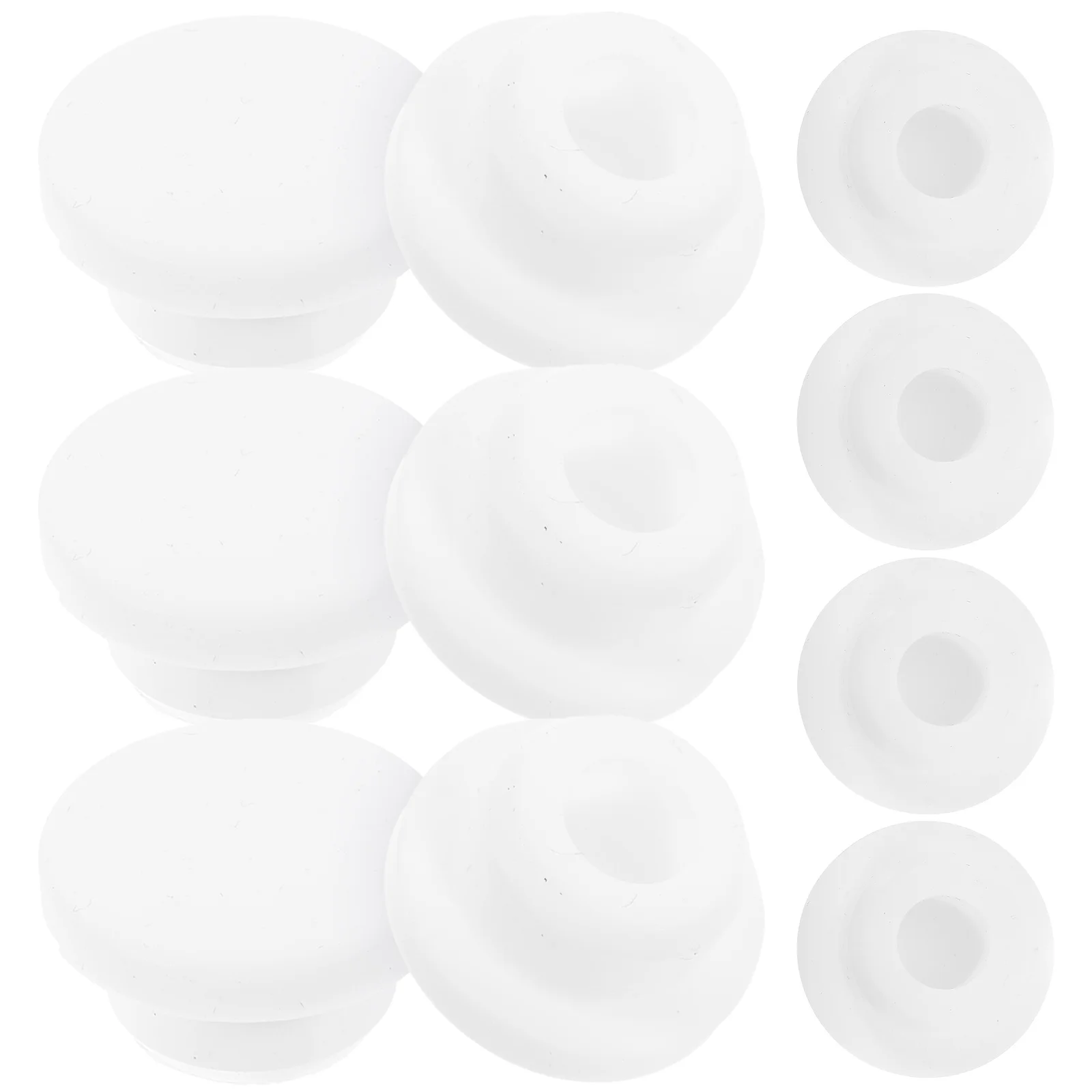 

10pcs Wash Basin Overflow Ring Stoppers Sink Drain Plugs Plastic Water Drainage Hole Covers