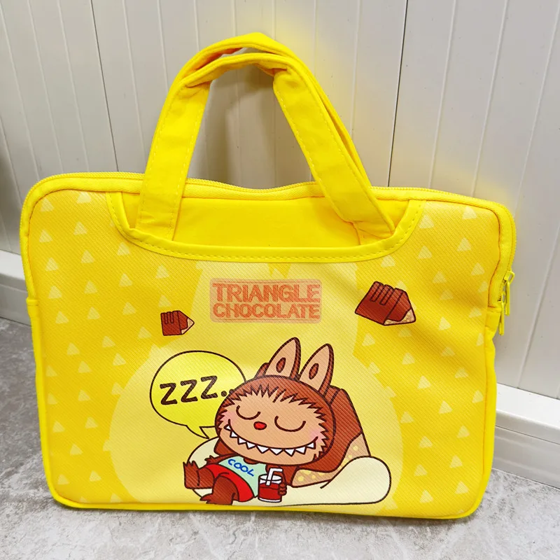 Новая сумка для ноутбука Labubu Kawaii тряпичная ткань с героями мультфильмов милая