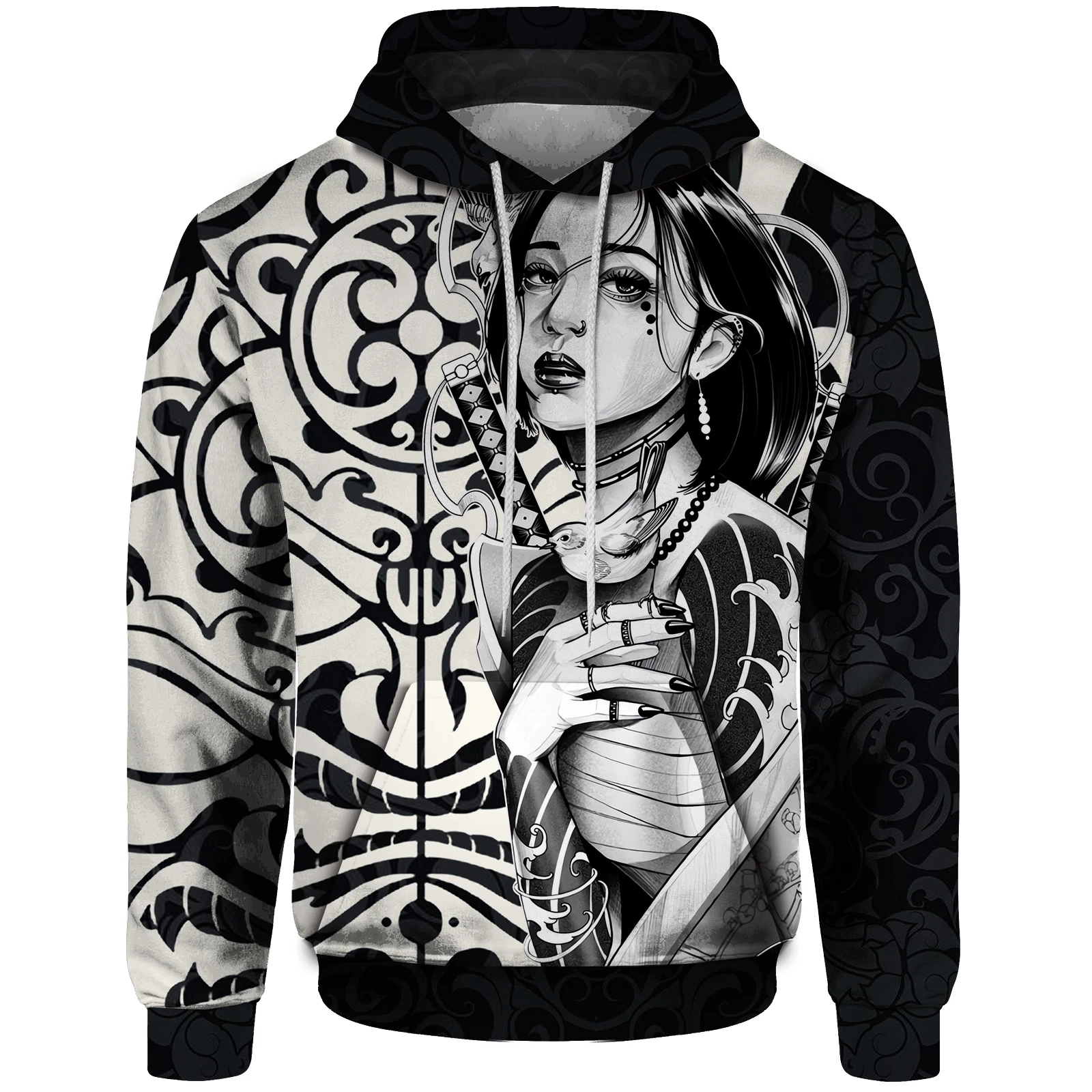 Прочная Мужская одежда Брендовые мужские толстовки с капюшоном в стиле богини Y2k