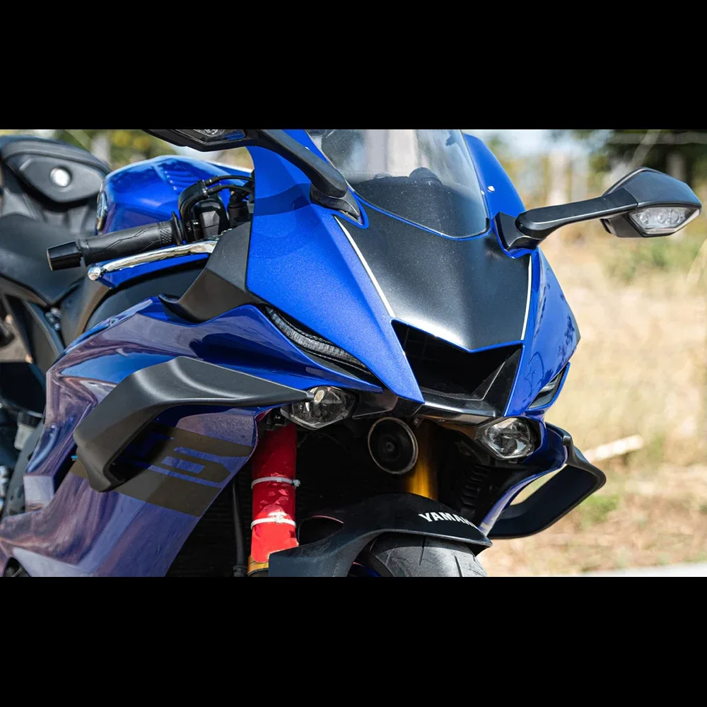 R6 Winglet для Yamaha YZF-R6 r6 YZF-R6M 2017-2021 Fixed Wind Wing R6M 2021 обтекатель мотоцикла аксессуары
