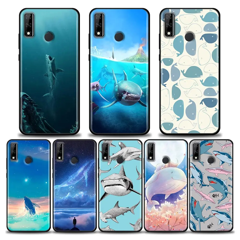 

Ocean Whale Shark Animal Case For Huawei Mate 10 20 Lite 40 Pro Case Soft Cover For Huawei Y6 Y7 Y9 Prime 2019 Y6p Y8s Y9