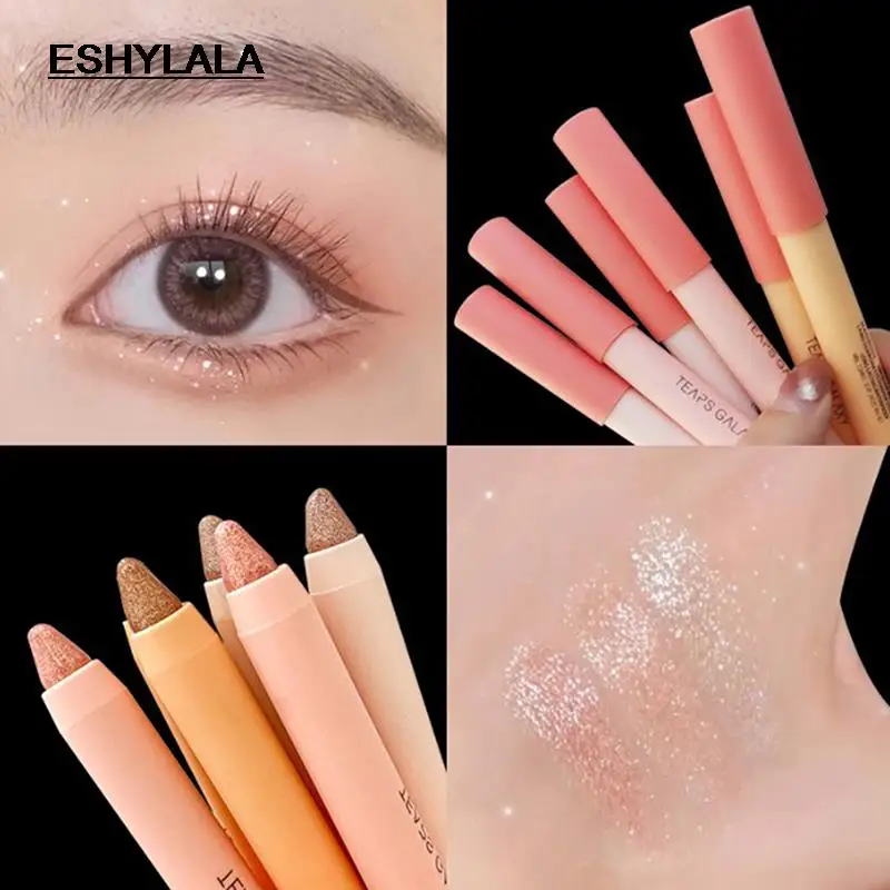 

ESHYLALA подводка для теней для век с алмазным блеском Карандаш Водостойкий хайлайтер осветление шелкопряда макияж карандаш блестящие веки Зо...