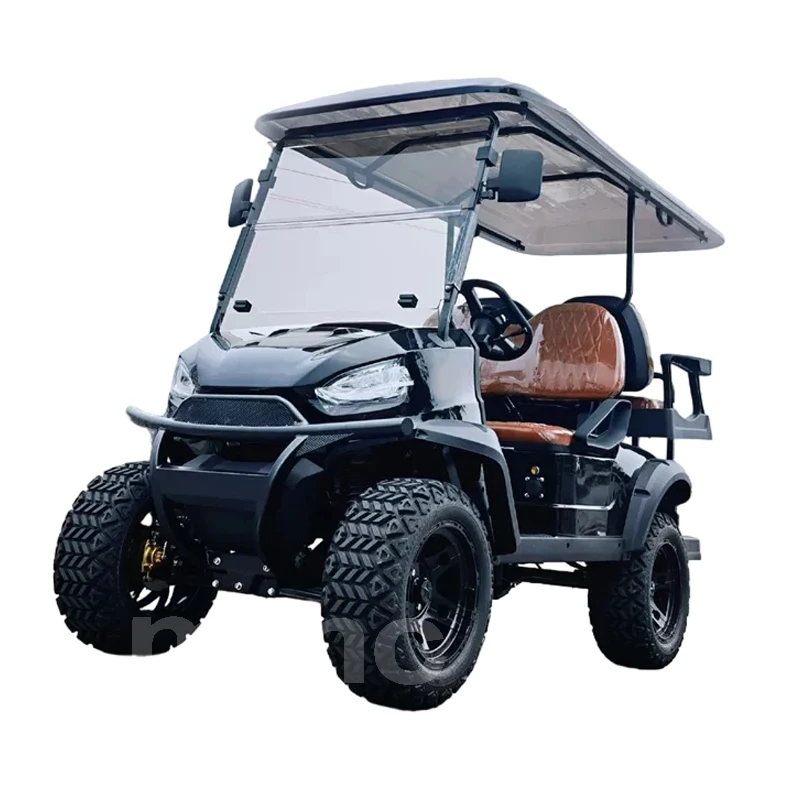 

New Design Upgraded 4 Seater Golf Carts Cool 48v/60/72v Electric Golf Carts For Family And Hunting