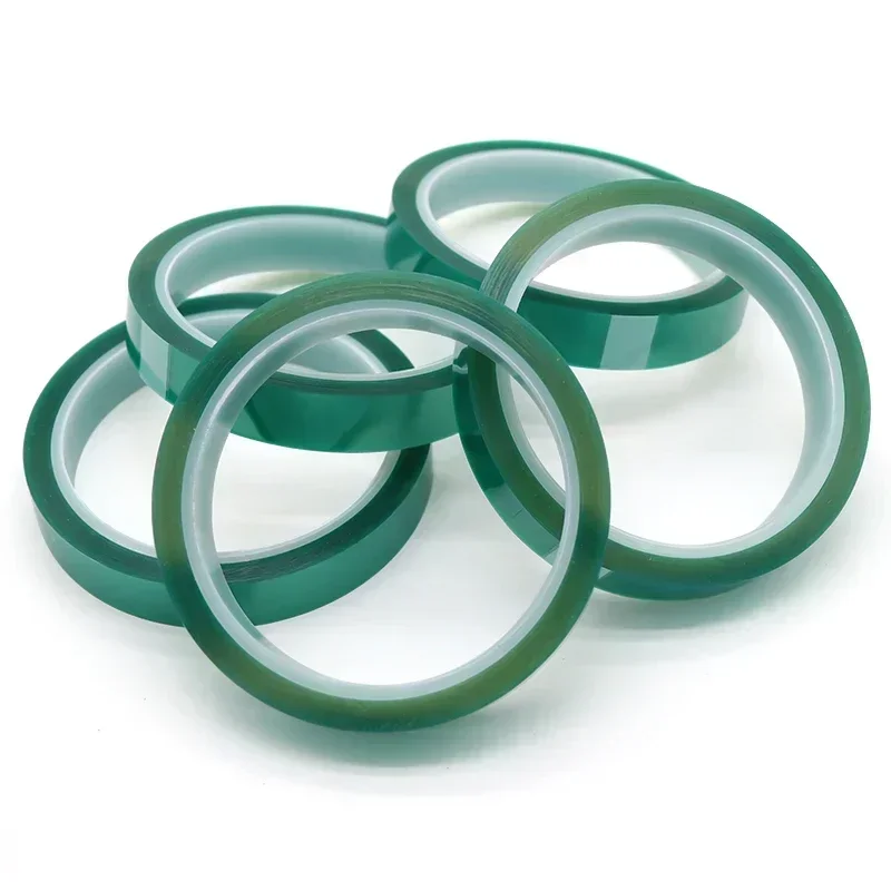 Высокотемпературная термостойкая пЭТ-пленка 3 5 10 15 20 30 40 50 мм зеленая ПЭТ-пленка