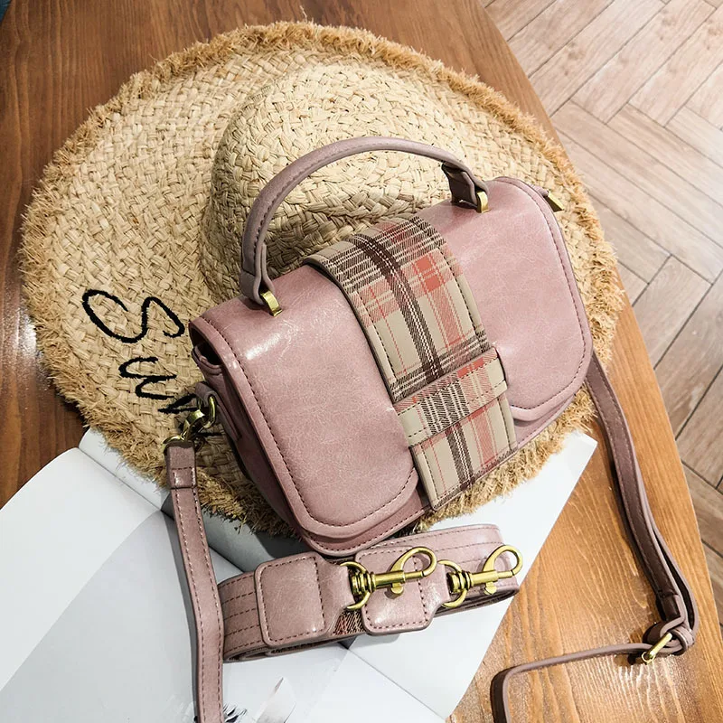 

Famous Designer Wallets 2022 New Fashion Contrast Small Square Bag Shoulder Crossbody Women's Bag Sac A Main De Luxe Femme