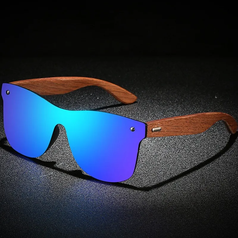 Очки с бамбуковыми и деревянными дужками поляризованные солнцезащитные очки 356
