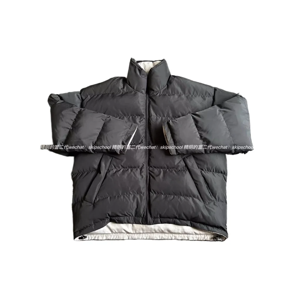 NIGO Мужская двусторонняя хлопковая куртка High Street черная серебристая