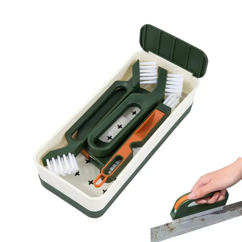 

Щетка для глубокой чистки набор для плитки и пола, скребок для окон щетки для паза, многофункциональная щетка для чистки с плотной щетиной