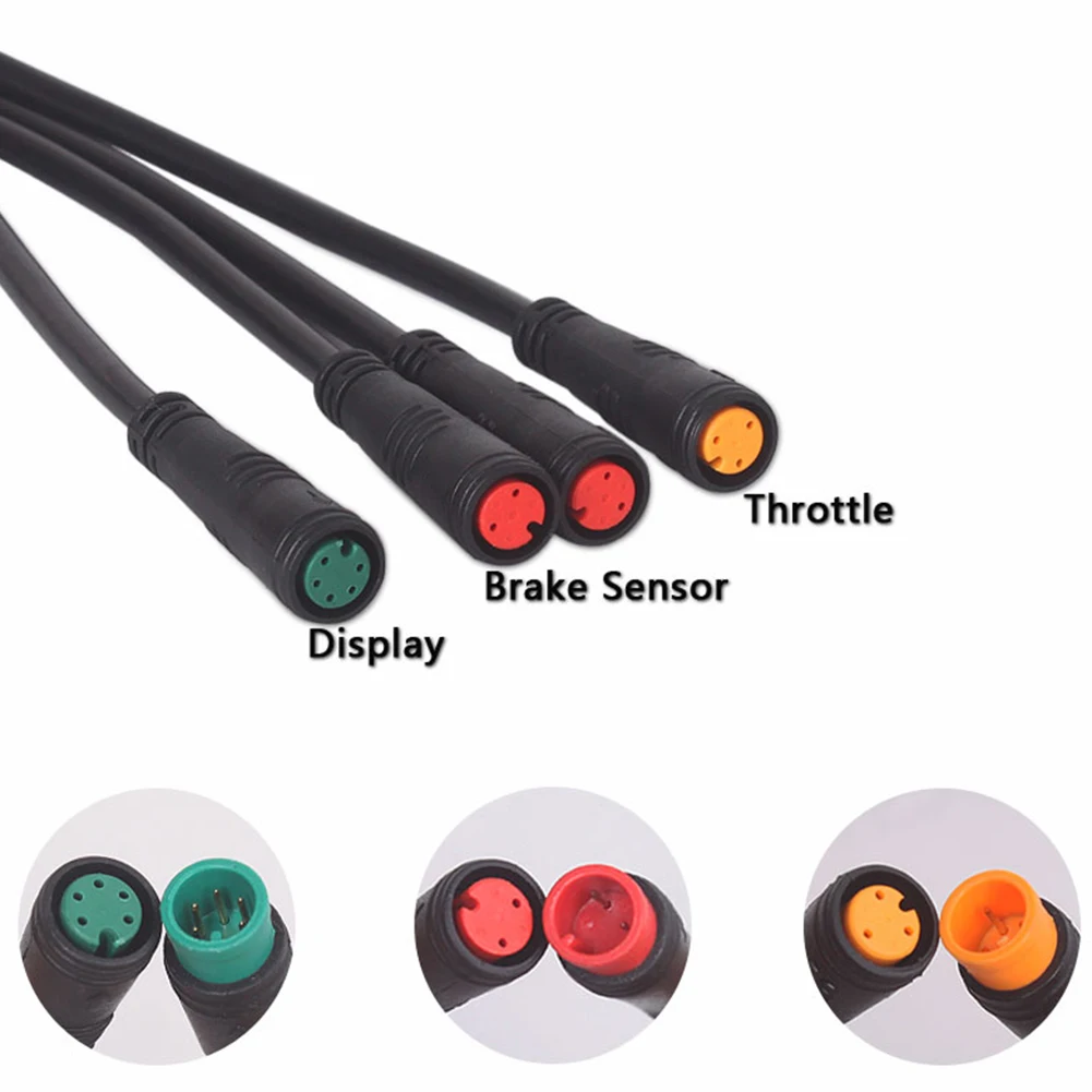От 1 до 4 основной кабель водонепроницаемый провод для электрического велосипеда