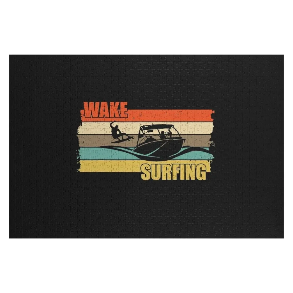Пазл Wake Surfing Wakesurfing Boat Lake Surf Персонализированный пазл Рождественские подарки