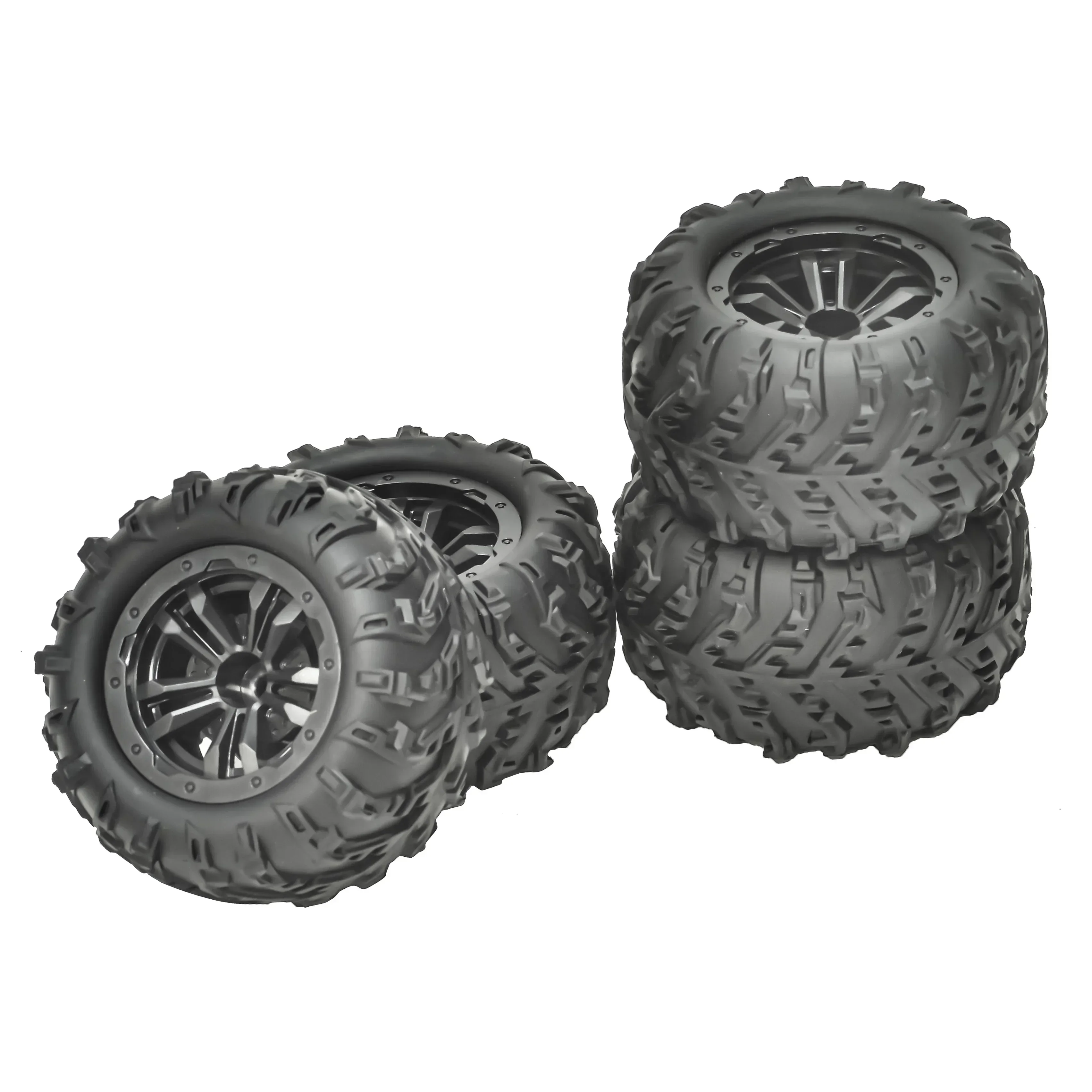 4 шт. 83 мм резиновая шина для SCY 16101 16102 16103 Pro MJX 16207 16208 16209 H16 1/16 радиоуправляемые