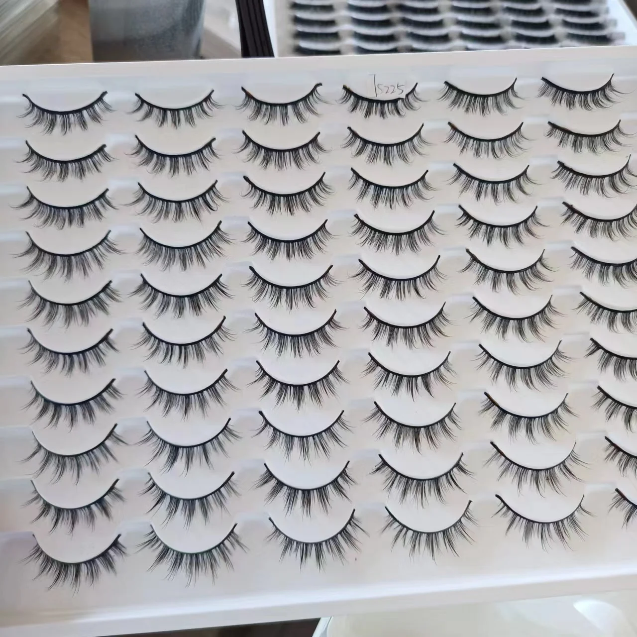 Ресницы для макияжа мягкие пушистые 3D норковые накладные ресницы толстые