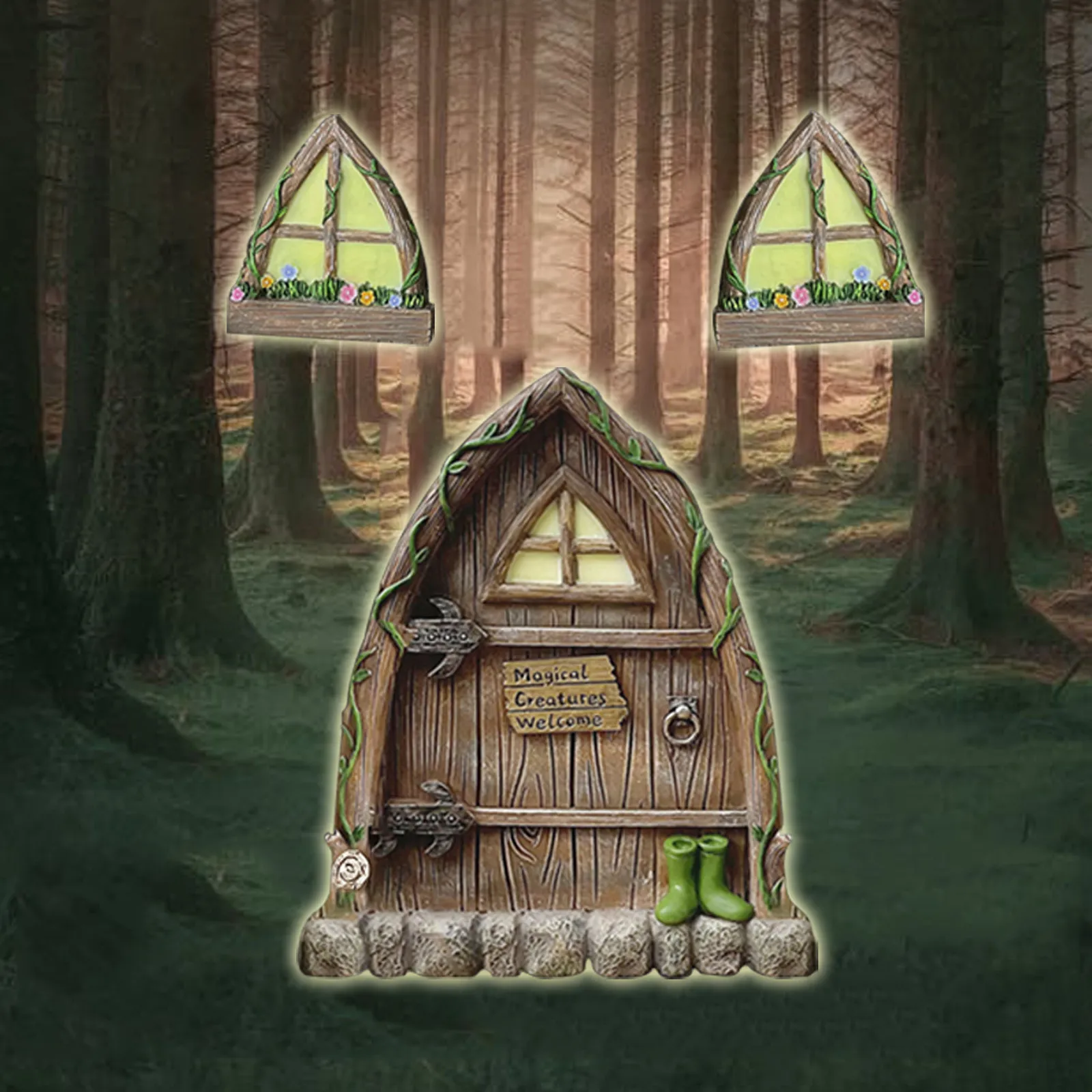 

Милая миниатюрная сказочная садовая дверь для деревьев, статуи, дом, искусство на лице, гном, двор, эльф, сказочные аксессуары, садовые стату...