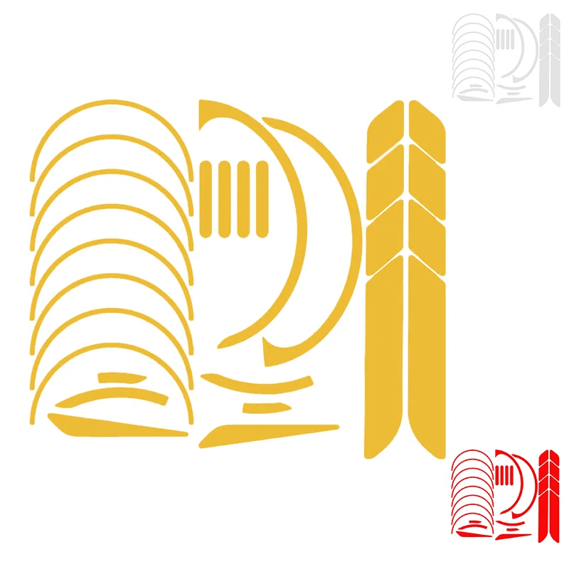 

Наклейка на полный корпус электроскутера, аксессуары для скутера, Светоотражающая наклейка для моделирования, отражающая пленка для макс. ...