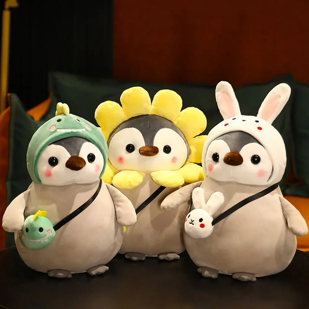 

Rabbit Children Gift Animal Plushie Doll Soft Stuffed Cotton Penguin Pillow Sleeping Cushion Penguin Plush Plush Toy