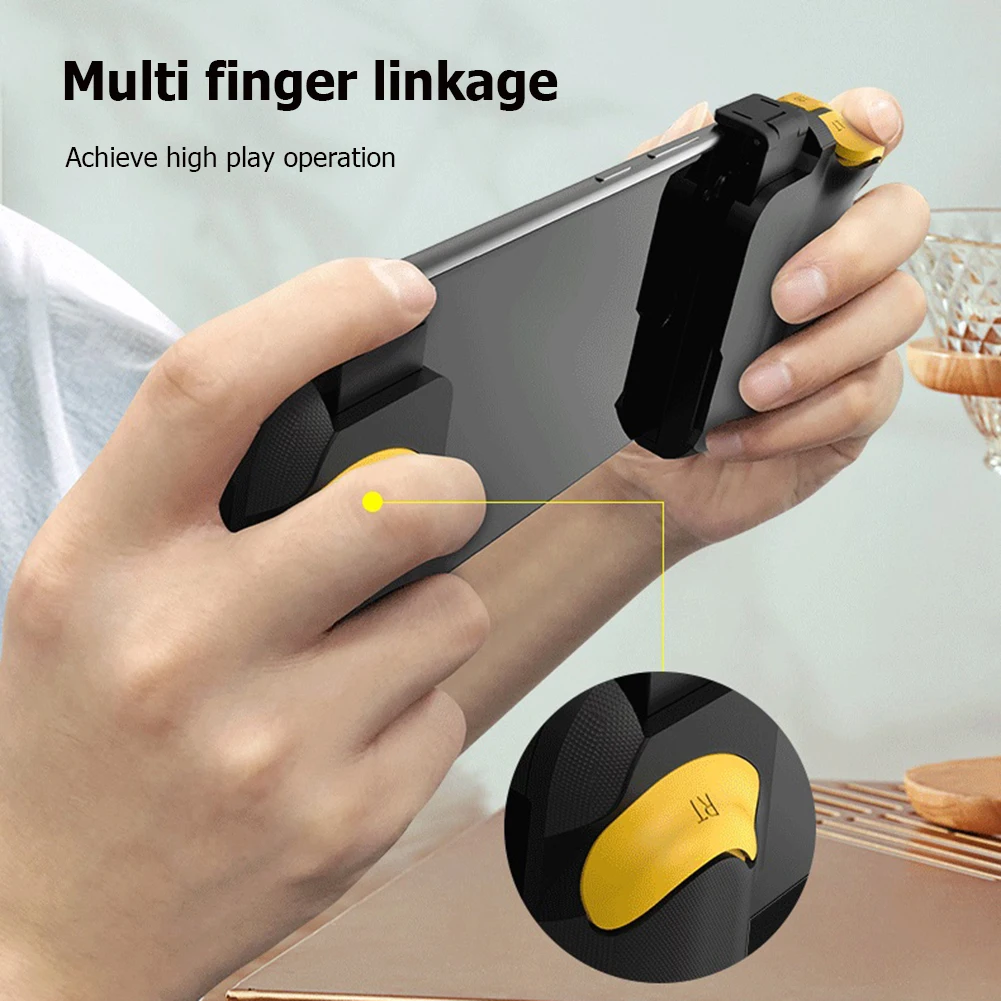 PG-9211 Mobile Phone Gamepad Bluetooth Wireless Game Controller Deformable Handle Joystick for iOS Android with Storage bag