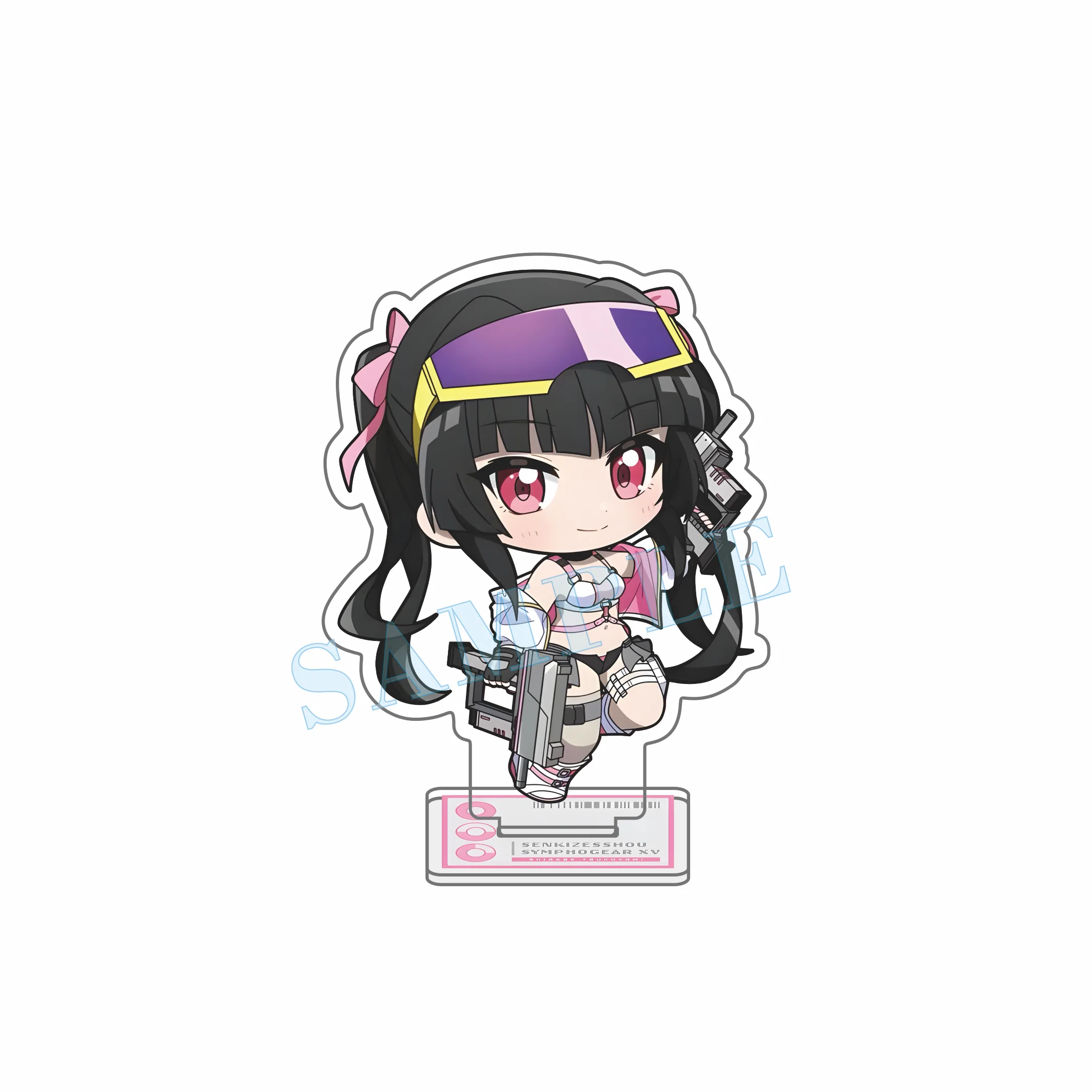 Фото Акриловая фигурка-брелок SYMPHOGEAR Hibiki Tsubasa Chris Shirabe Kirika Maria Serena, 10 см, для декора стола, подарки №2
