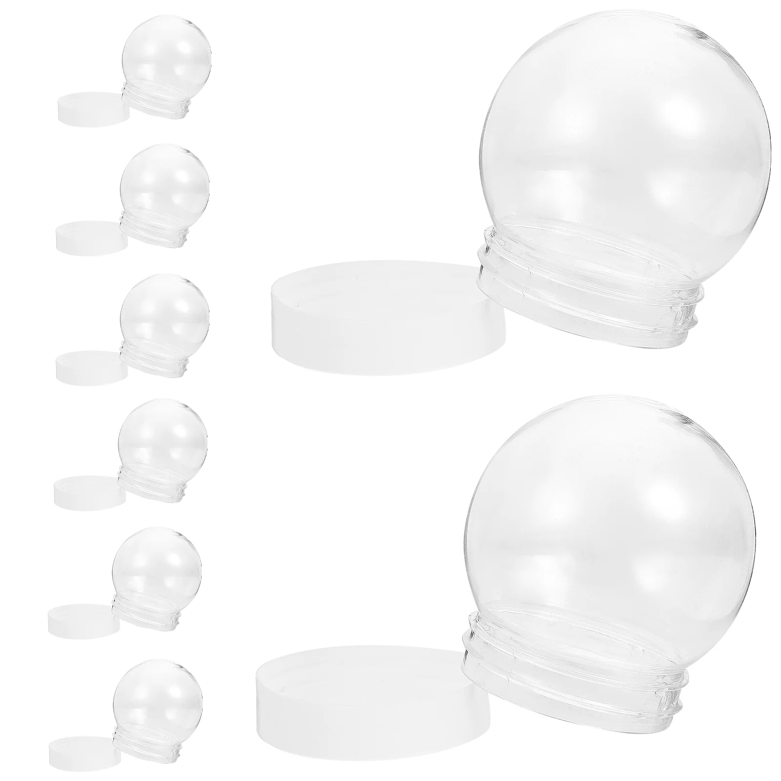 10 шт. детская пластиковая мини-гирлянда с рисунком снежного шара